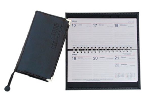 Agenda de bolsillo vista frontal