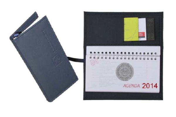 Agenda de bolsillo vista frontal