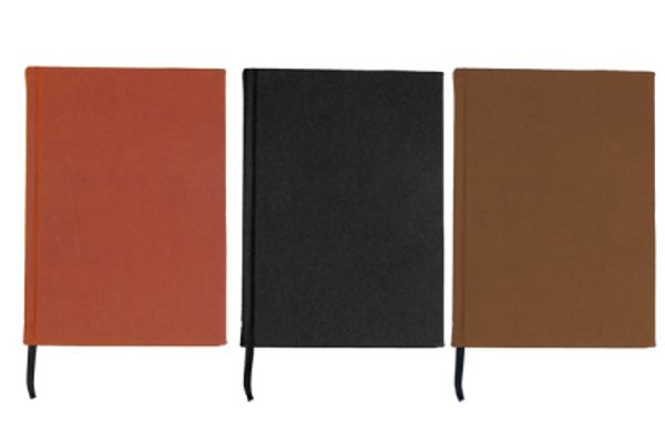 Agenda diaria abierta mostrando interiores