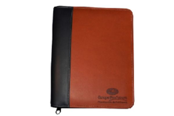 Detalle del cierre y curpiel en agenda motivacional