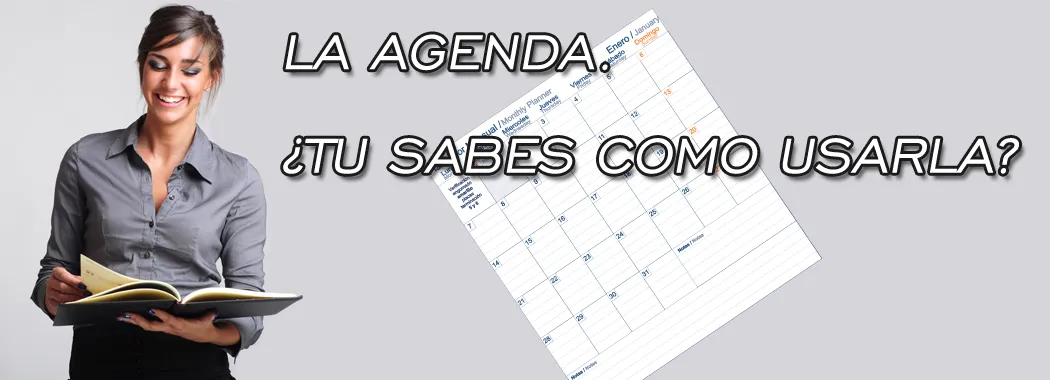 Cómo usar una agenda personalizada