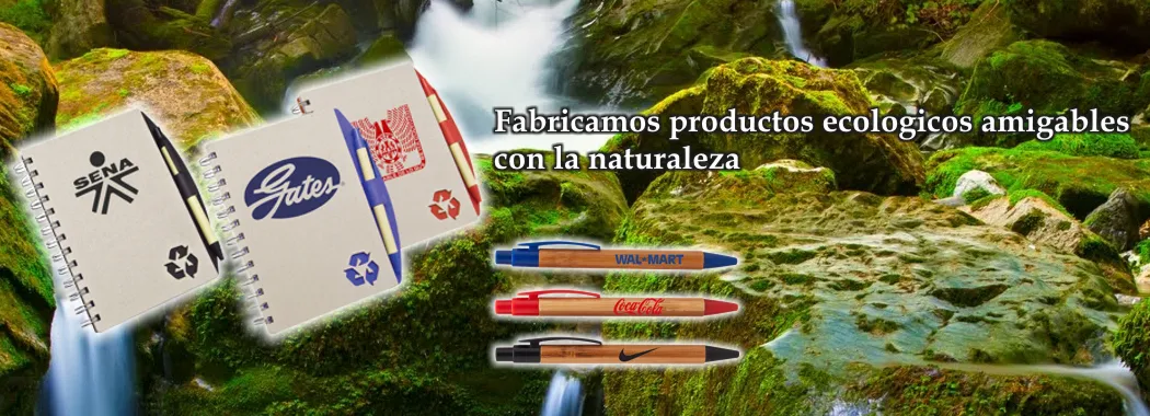 Cuadernos ecológicos personalizados